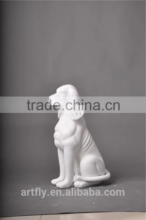 fiberglass mannequin dog statue display