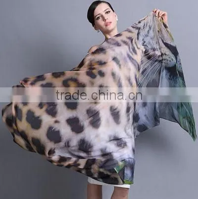 Fashion big size digital inkjet 100% modal scarf