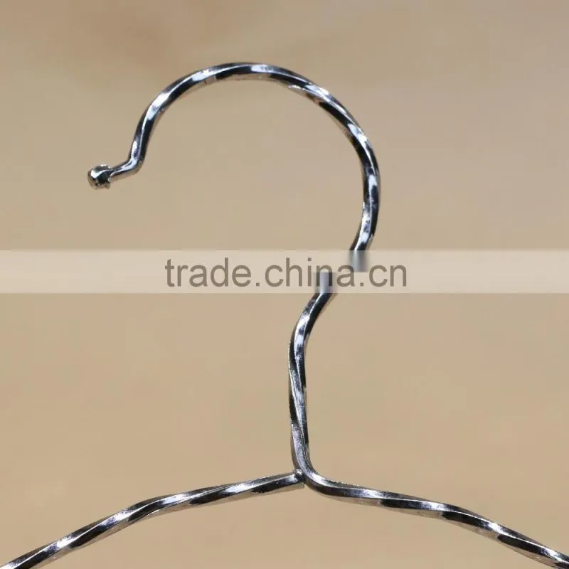 Deluxue stainless steel metal clothes hanger
