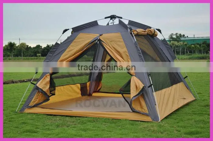 Good style waterproof 3 season double layer 4 person military tent