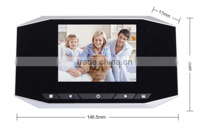 Doorbell for the deaf with wireless video camera for smart home
