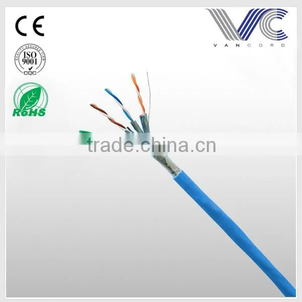 Frankever high quality PVC jacket FFTP CAT7 lan cable