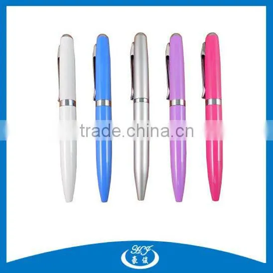 Multi Color Metal Ball Pen Promotional Cute Pen Ball Pen With Keychain