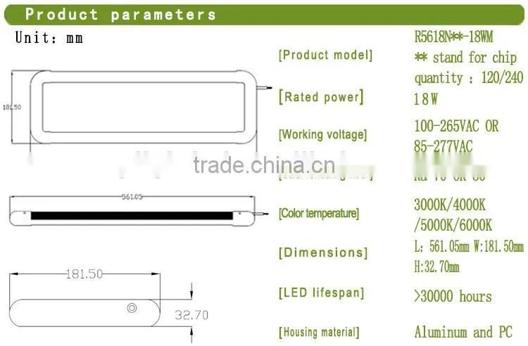 SMD2835 High Lumens price t8 led tube light led square tube