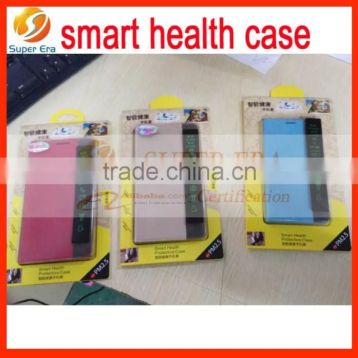 smart health flip leather Case for samsung galaxy s6 s6edge case nice perfect using