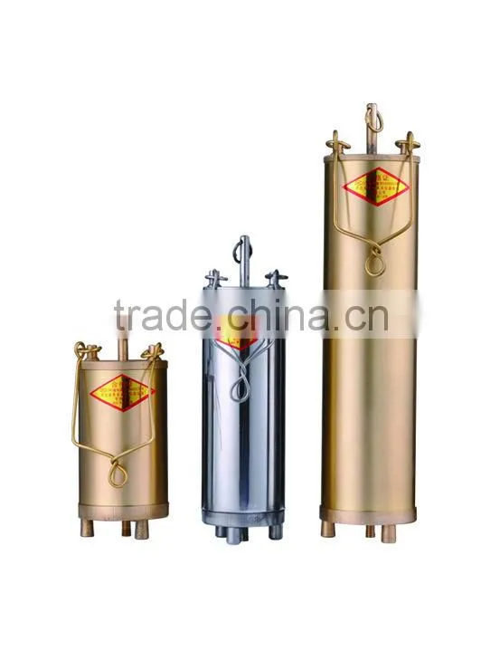 Heavy oil sampler / sample collector / weighted sample taker / entire sampler