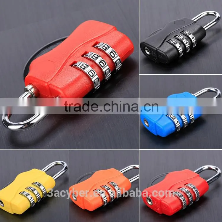 New 3 Dial Digits Password Padlock Luggage Lock For Travel Safety and Security Lock Safe Protection SV021537
