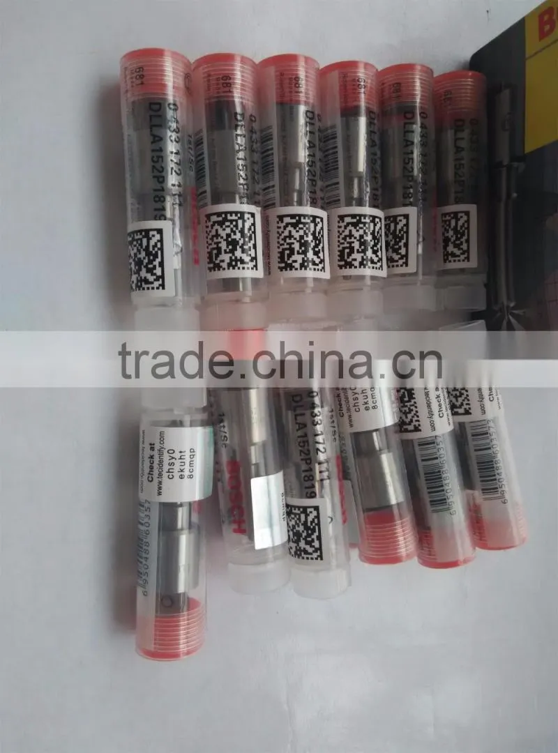 DLLA152P1819 with Black Needle Common Rail Nozzle 0433172111