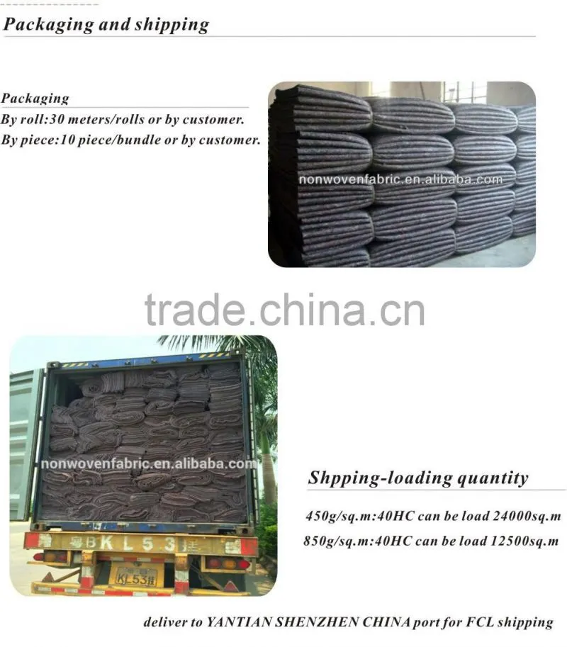 Recycled polyester floor mats
