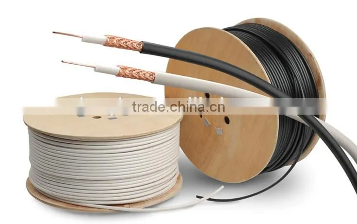RF Fly Lead Coax TV Aerial Freeview Plug to Plug TV RG59 Cable 1m