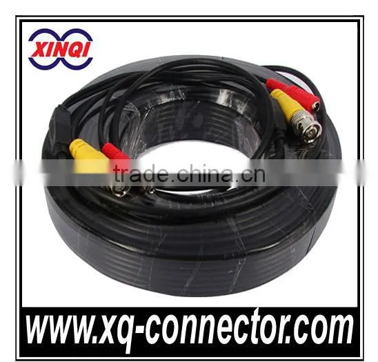 XinQi CCTV Accessories bnc rca jumper connector DC Coiled cable