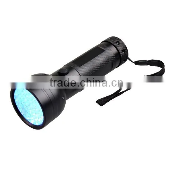 Dry Battery Power Source 51 LED UV Handheld Flashlight With 3 AA Batteries