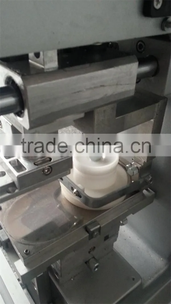 GW-MINI/B-CP semi automatic 1 color pad printing machine closed ink cup pad printing machinery