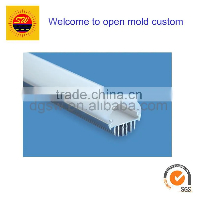 OEM transparent PVC/PC extrusion lampshade for LED