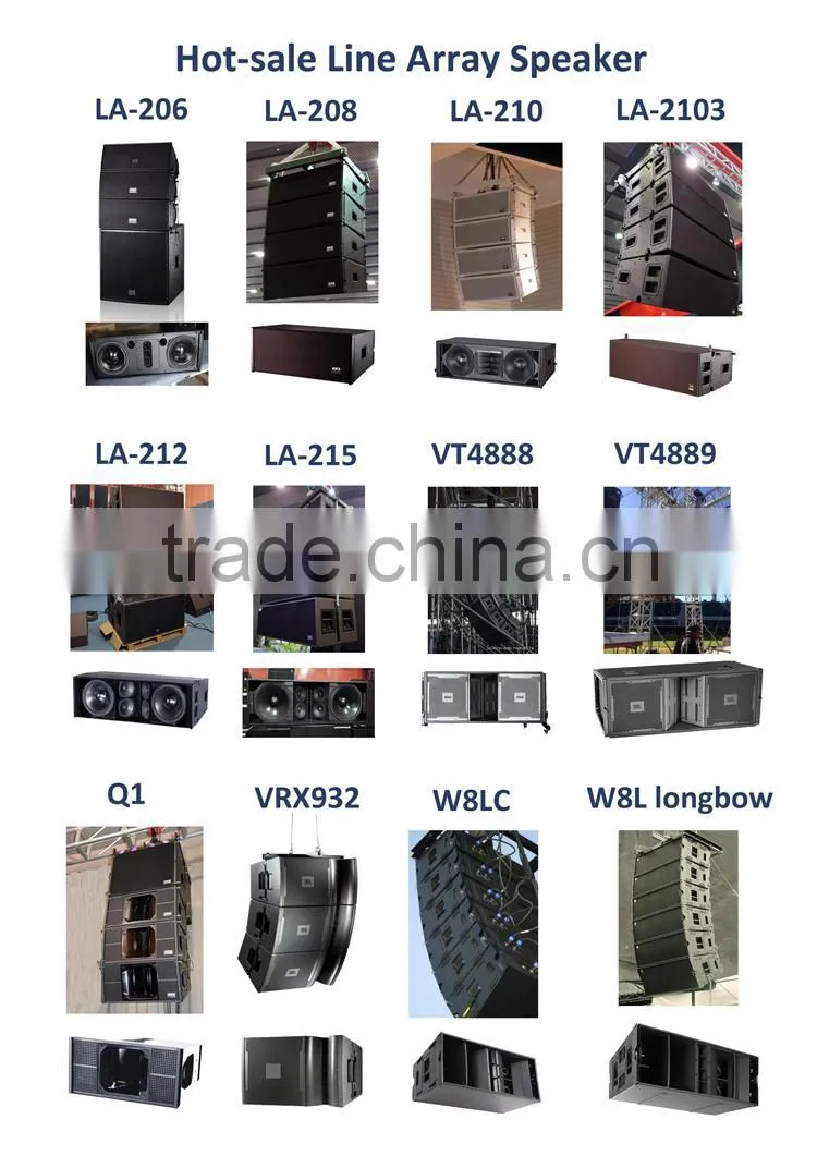VT4889 line array/3-way line array speaker/passive line array system