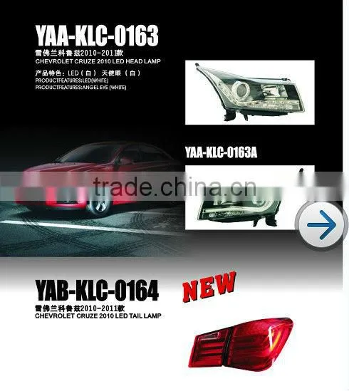 Chevrolet Cruze 2010-2013 angel eyes LED head lamp