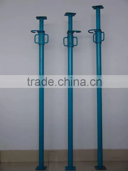 red painted used in construction/scaffolding shoring post props jack and pull push scaffolding props