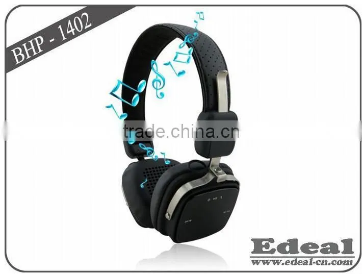 Metal Professional customize Wireless Bluetooth headphone with mic / bluetooth earphone For cell phone ,BSCI supplier