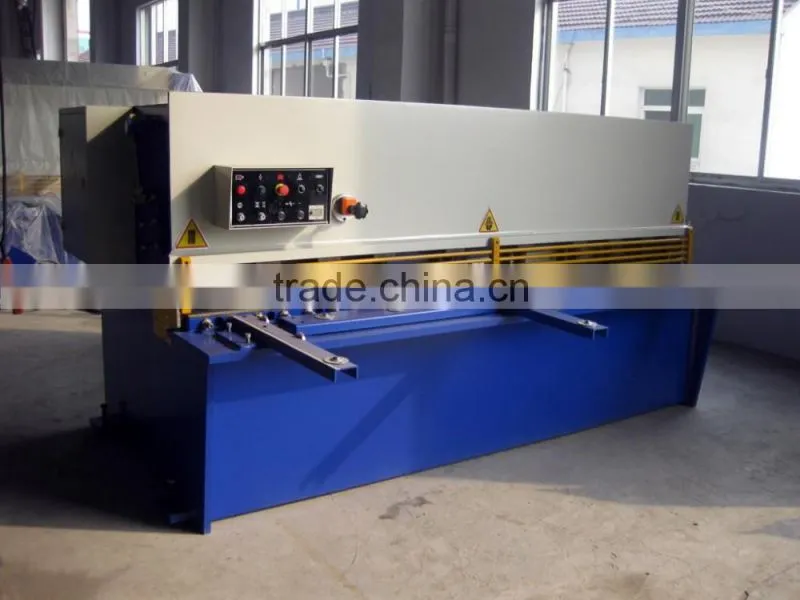 QC12Y-4X2500 Series Hydraulic Swing Beam Shearing machine , Hydraulic steel plate cutting machine