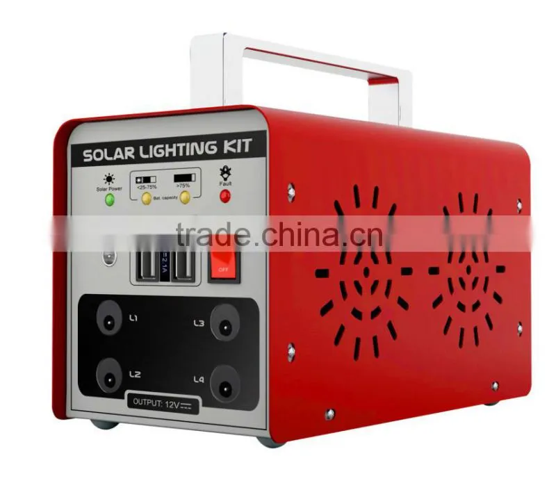 10W/7Ah Solar Lighting System, 12V solar power system
