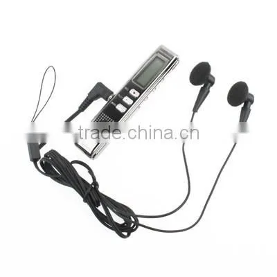 Support Password Locking Recording Monitor and Hearing Aid / Time Stamp / VOR Function 4GB Digital Voice Recorder