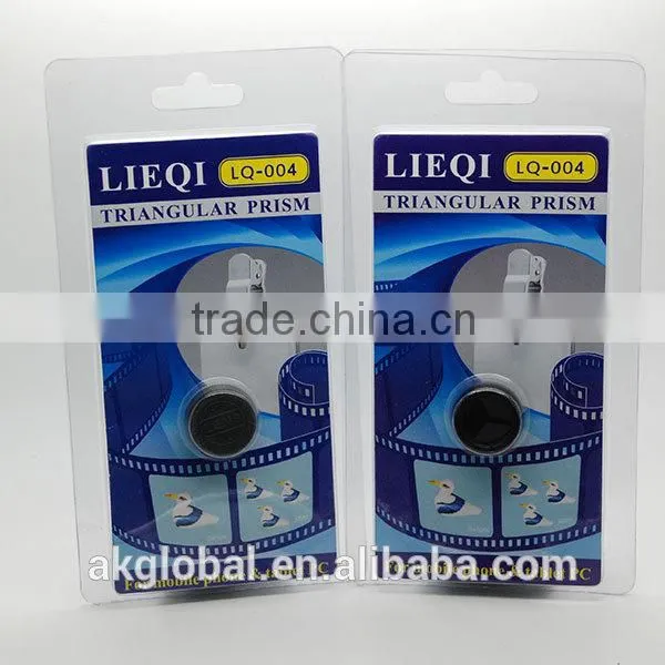 special gifit hot new product for 2015 Triangular Prism Lens with Clip for Mobile Phone Camera