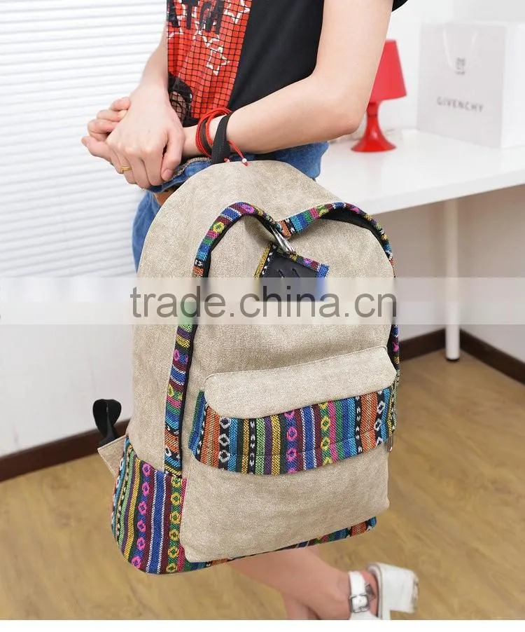 school backpack 2016 new fashion backpack bag for girl and boy
