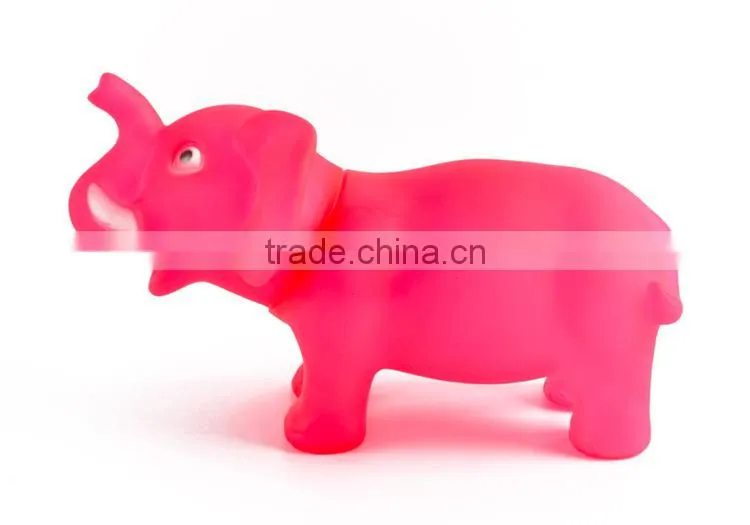 Most hot selling vinyl toy elephant rubber toy for baby