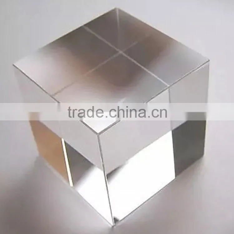 China cheap clear 3d laser engraved crystal glass block wholesale