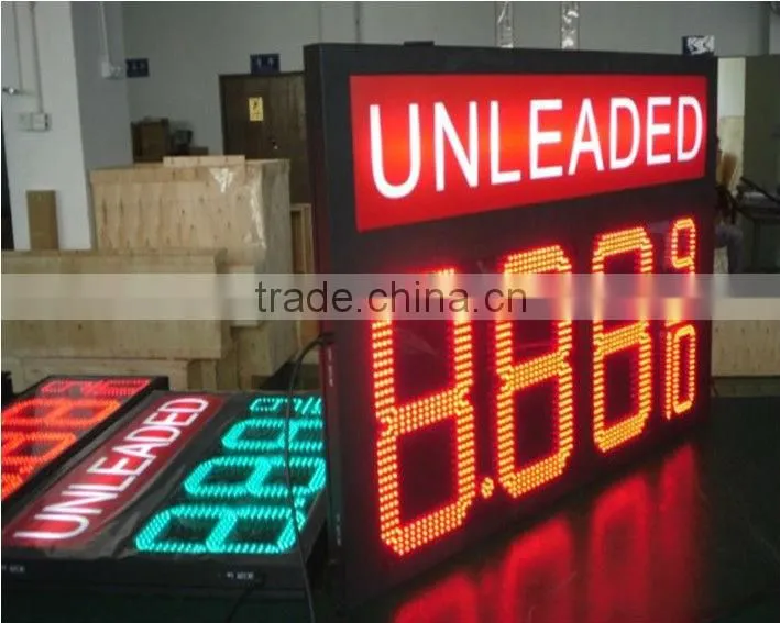 Gas Station Price Sign 8 Inch Segment Display LED