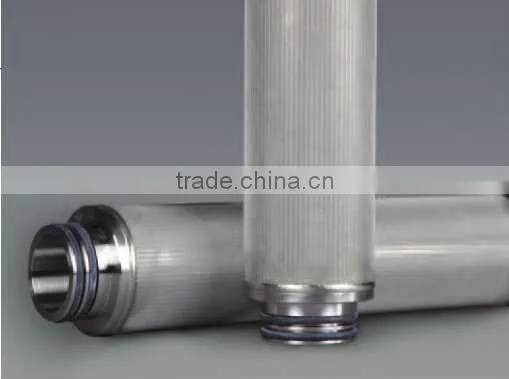 metal fiber felt filter element for polymers/chemicals filtration