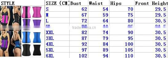 Factory Plus Size Latex Waist Cincher Slimming Corset