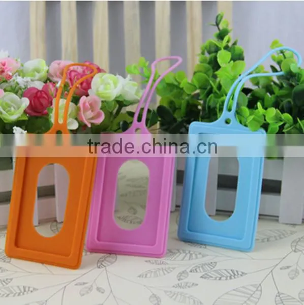 Travel Convenient silicone luggage tag for promotion gift