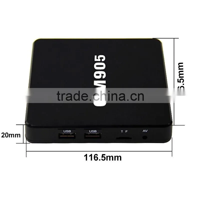 2016 HOT SELLING Amlogic S905 Quad-core 64 bit KODI Andriod TV Box