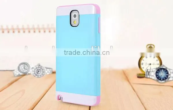 New fashion simple style customized silicone rubber phone cover for samsung galaxy note 3