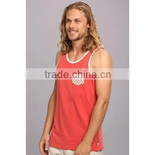 wholesale pocket tank top men