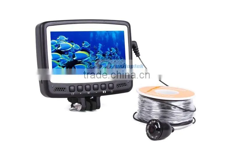 Under Water Camera Fishing 800TVL 8 Leds IR With 4.3 Inch Color Monitor Fish Finder Night Vision System
