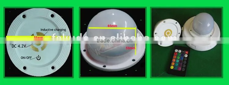 Bar Table Decoration Lighting Wireless Battery LED Table Lamp With Remote Control