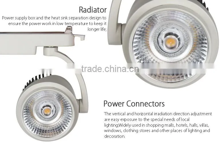 Factory outlets long life battery powered led track lighting