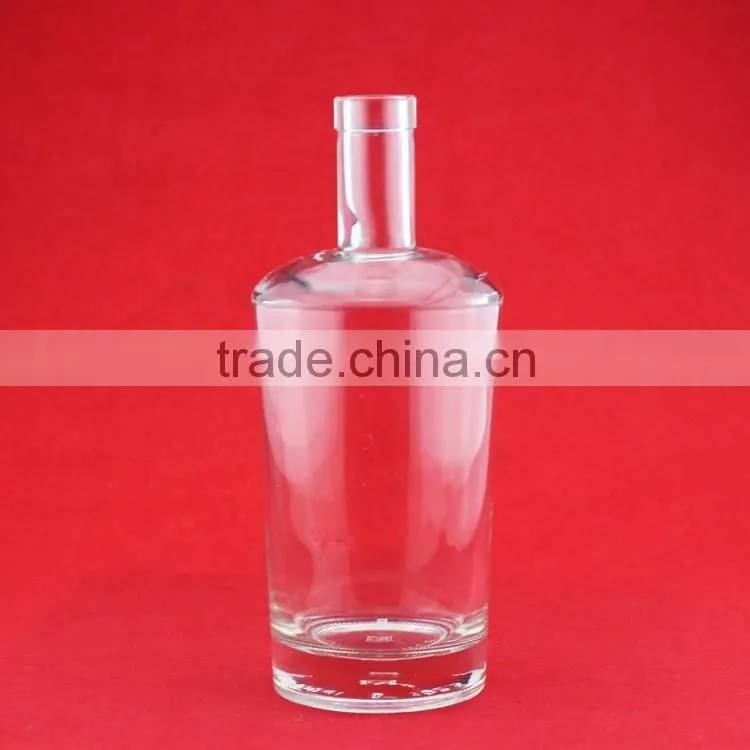 Wholesale hot quality brandy glass bottles waterdrap whiskey bottles frosted beverage bottle
