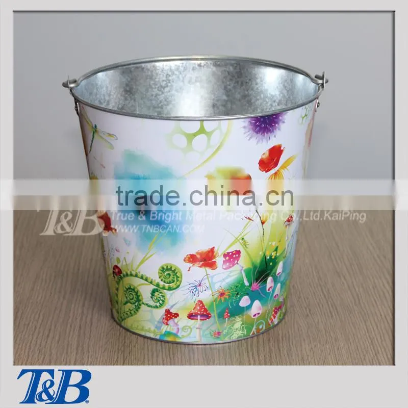 Hot selling full colour gardening pail