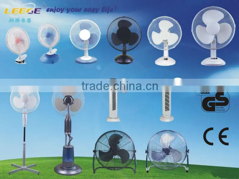 home appliances rechargeable electric fan light with CE ROHS