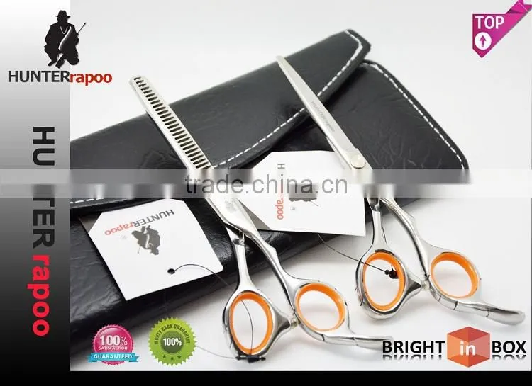 HUNTERrapoo Professional 6.0 inch Hair Cutting Shears Set.Stainless Steel Barber Scissors