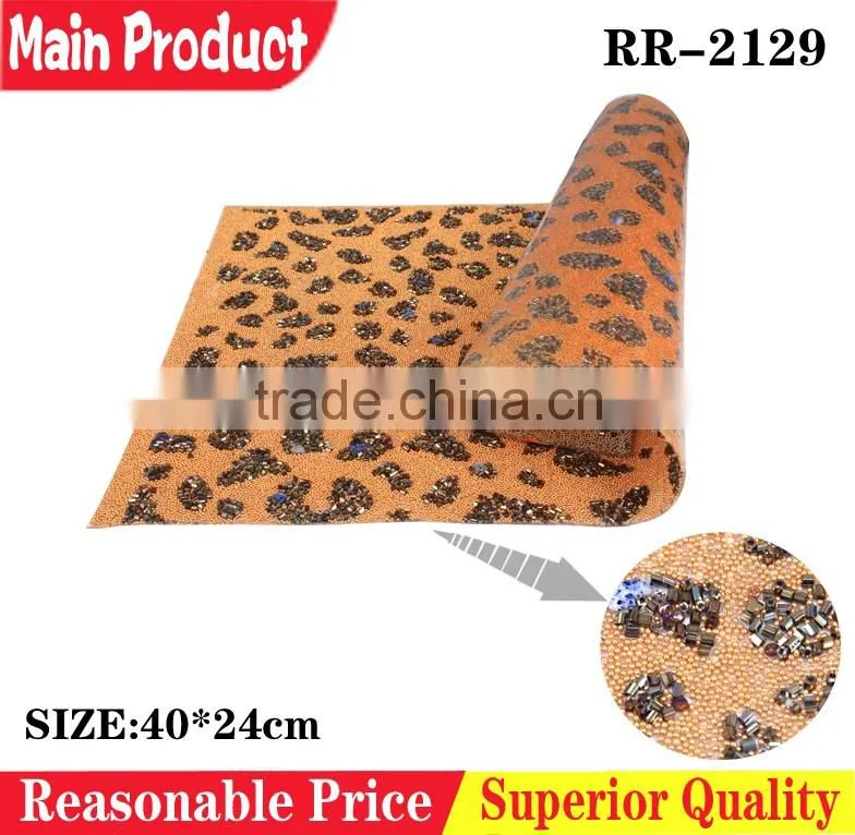 Horsehair hot fix strass mesh decoration shoes trimming mesh roll