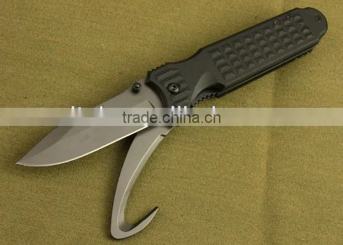 OEM 5Cr13 stainless steel double blade survival knife UDTEK01881
