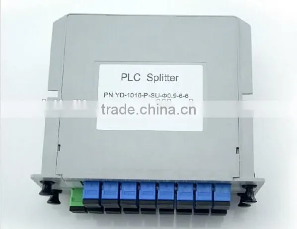 Hot sale optional SC upc 1*8 1*16 1*32 fiber optic splitter, insertion FTTH sc upc fiber optic splitter