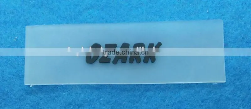 Rubber label / rubber patch
