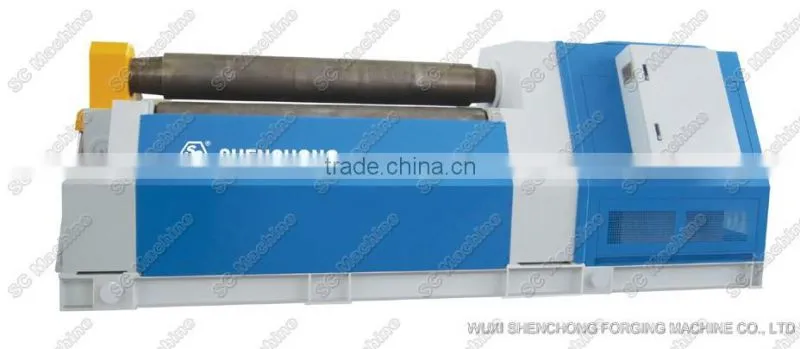 4 roller plate bending, cnc bending machine(8mm~60mm)