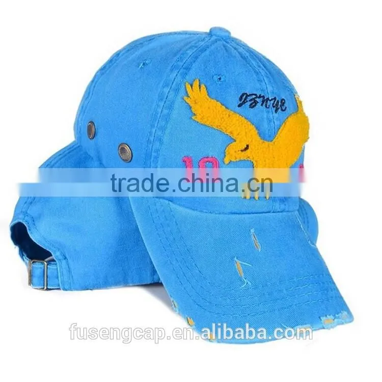 6 Panel Pre-curved Brim Baseball Cap,Custom Embroidered Baseball Cap