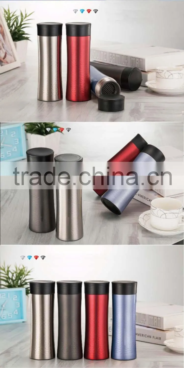 2015 new 320ml diamond thermos with rugged surface, custom coffee thermos, thermos flask